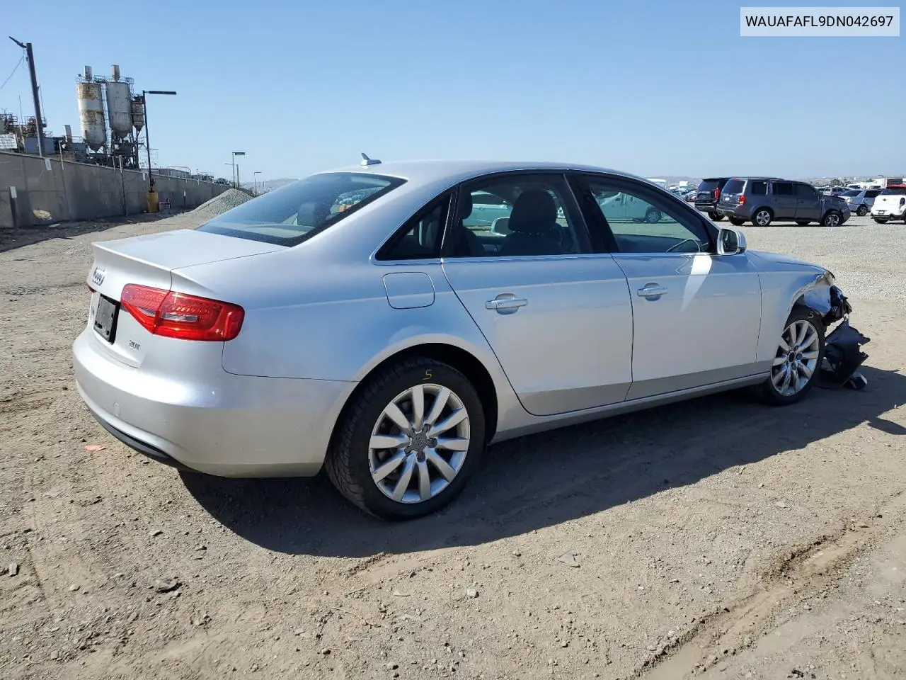 2013 Audi A4 Premium VIN: WAUAFAFL9DN042697 Lot: 56768315