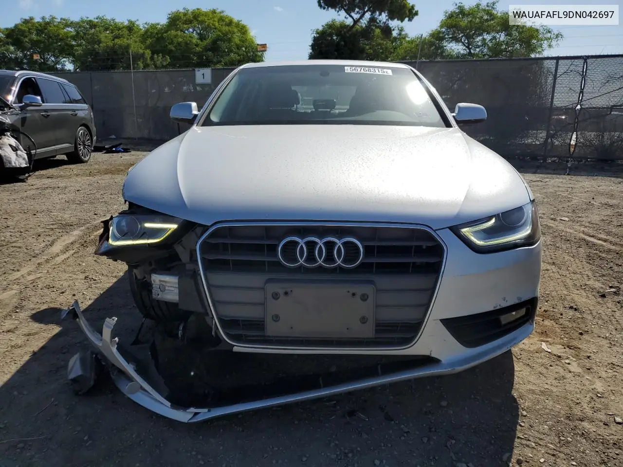 2013 Audi A4 Premium VIN: WAUAFAFL9DN042697 Lot: 56768315