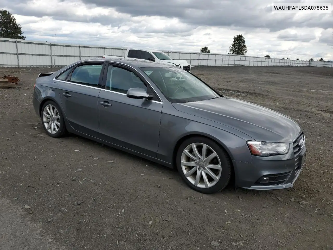 2013 Audi A4 Premium Plus VIN: WAUHFAFL5DA078635 Lot: 56800555