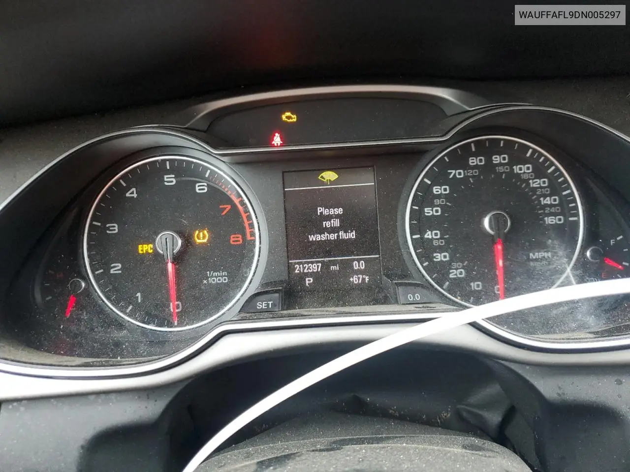 2013 Audi A4 Premium Plus VIN: WAUFFAFL9DN005297 Lot: 56898475