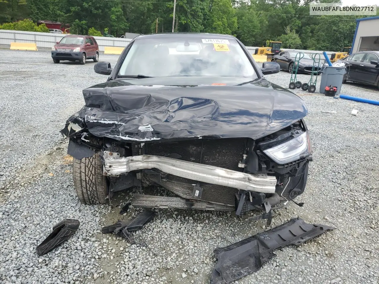 2013 Audi A4 Premium VIN: WAUBFAFL8DN027712 Lot: 57011675