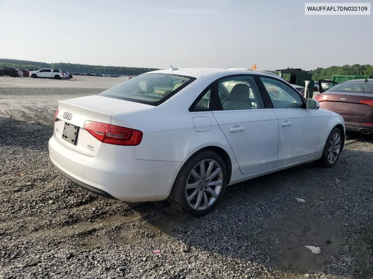 2013 Audi A4 Premium Plus VIN: WAUFFAFL7DN032109 Lot: 57031925