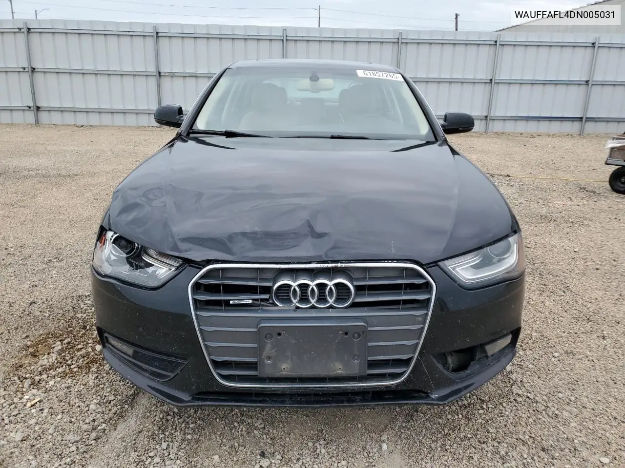2013 Audi A4 Premium Plus VIN: WAUFFAFL4DN005031 Lot: 61857265