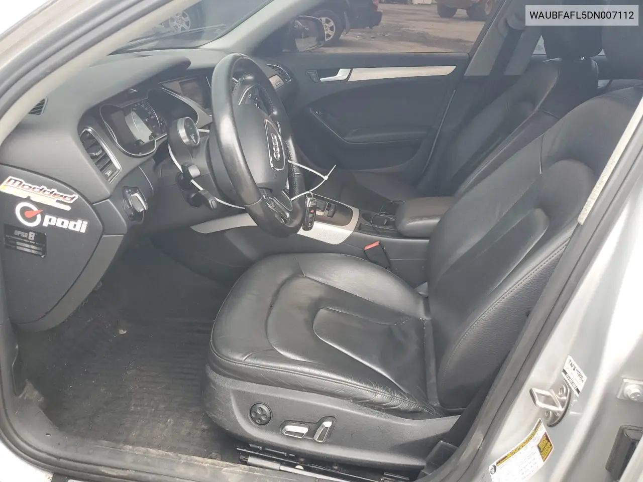 2013 Audi A4 Premium VIN: WAUBFAFL5DN007112 Lot: 62006545