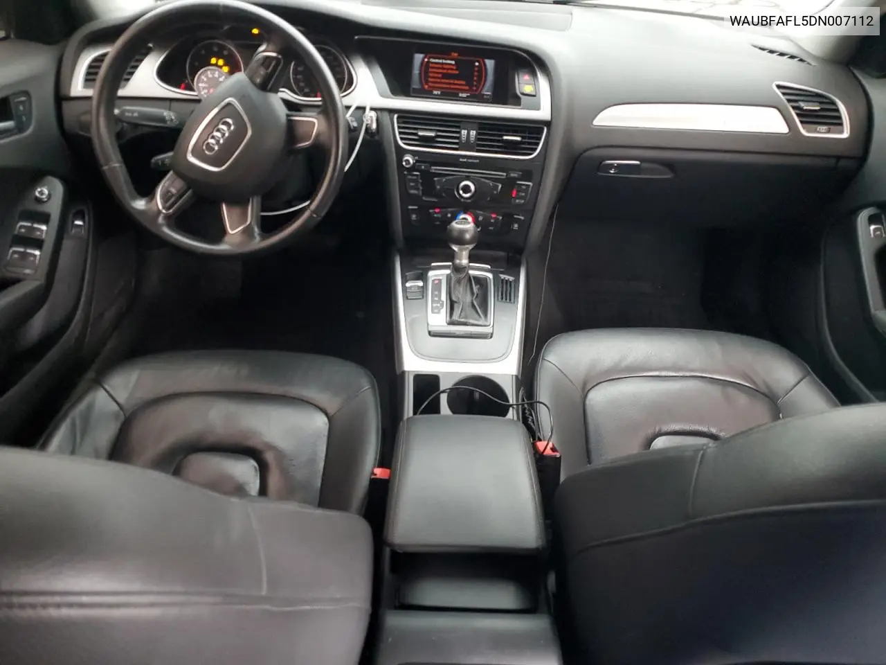 2013 Audi A4 Premium VIN: WAUBFAFL5DN007112 Lot: 62006545