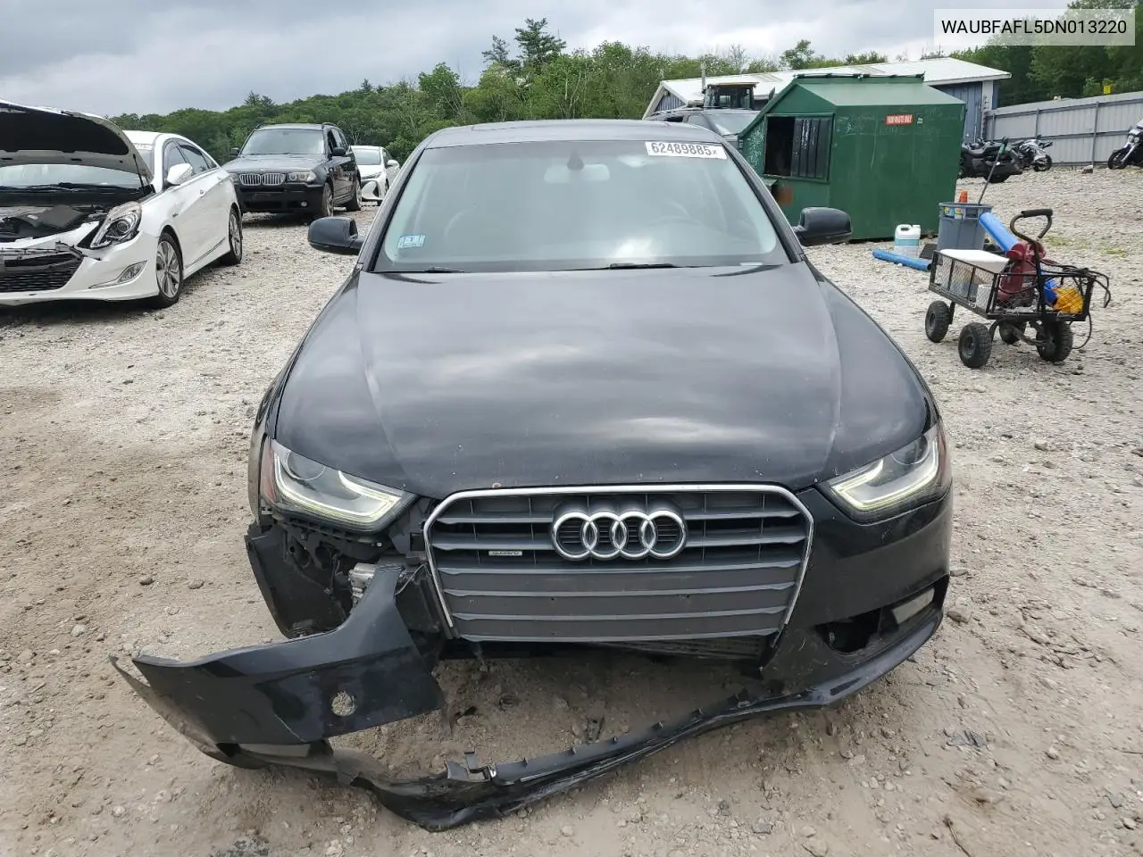 2013 Audi A4 Premium VIN: WAUBFAFL5DN013220 Lot: 62489885