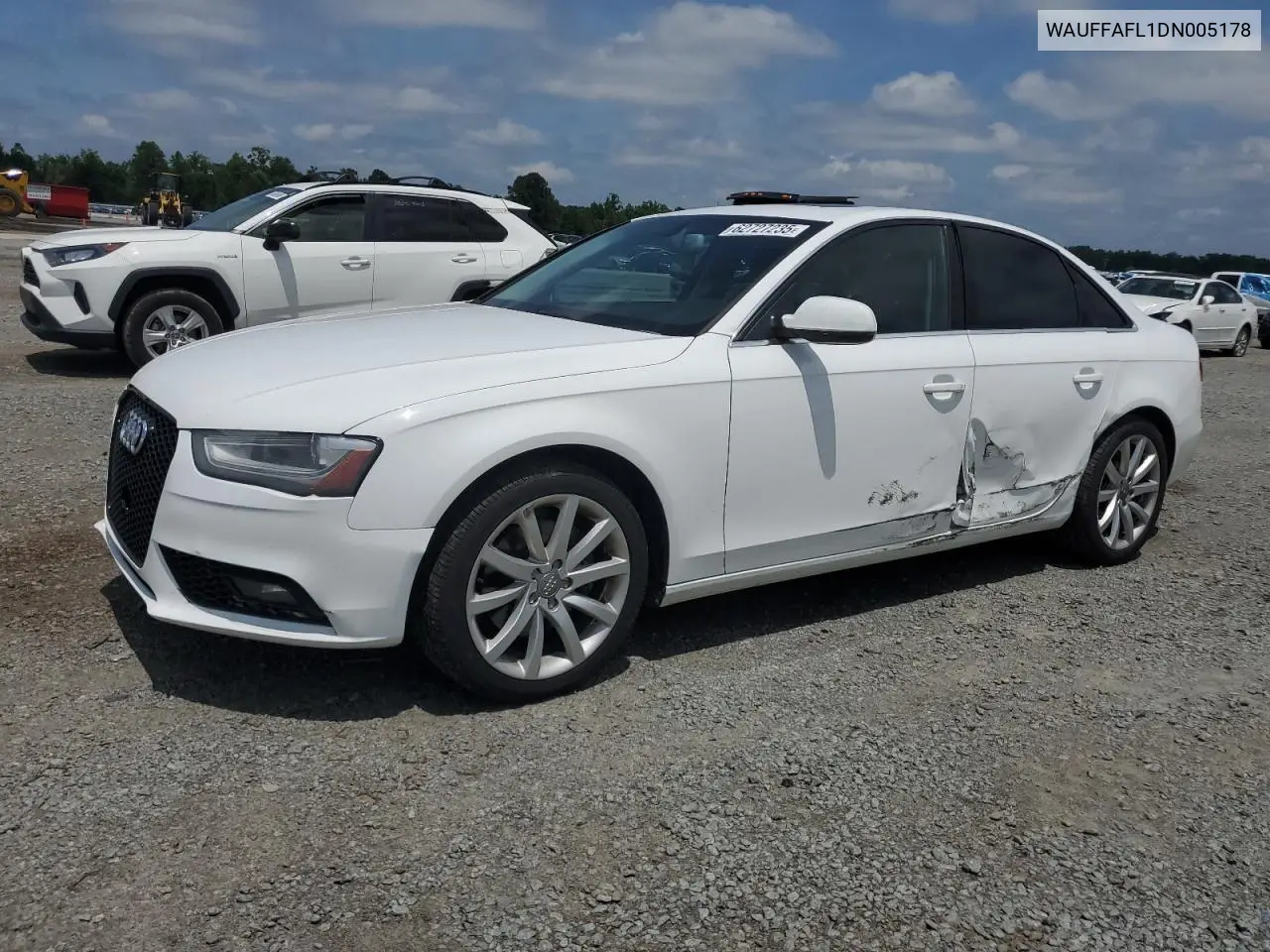 2013 Audi A4 Premium Plus VIN: WAUFFAFL1DN005178 Lot: 62727235