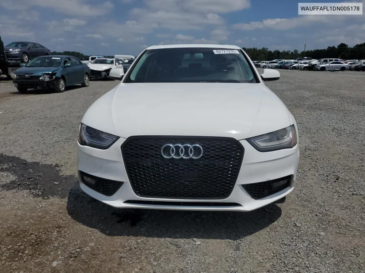2013 Audi A4 Premium Plus VIN: WAUFFAFL1DN005178 Lot: 62727235