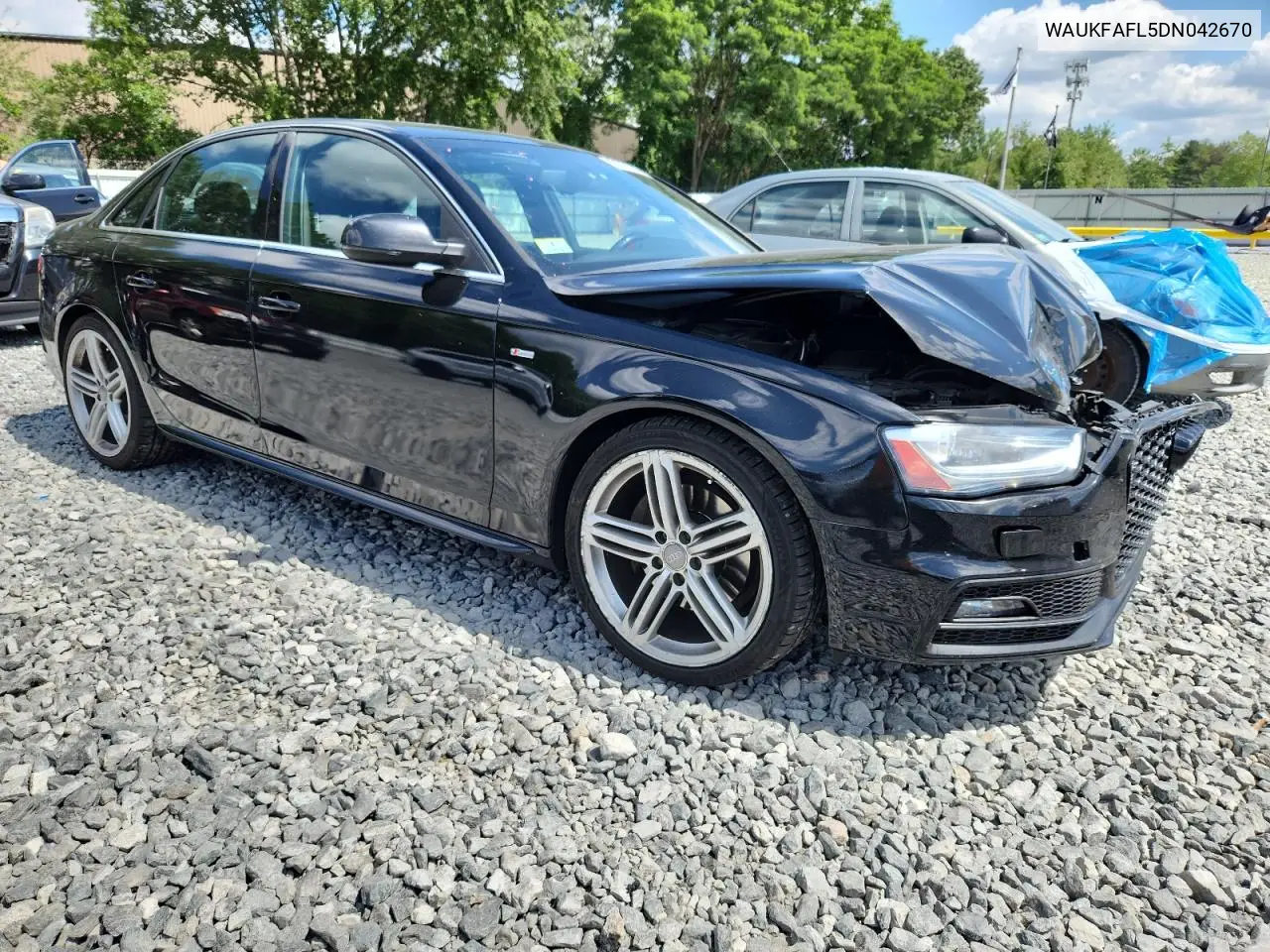 2013 Audi A4 Prestige VIN: WAUKFAFL5DN042670 Lot: 62731825