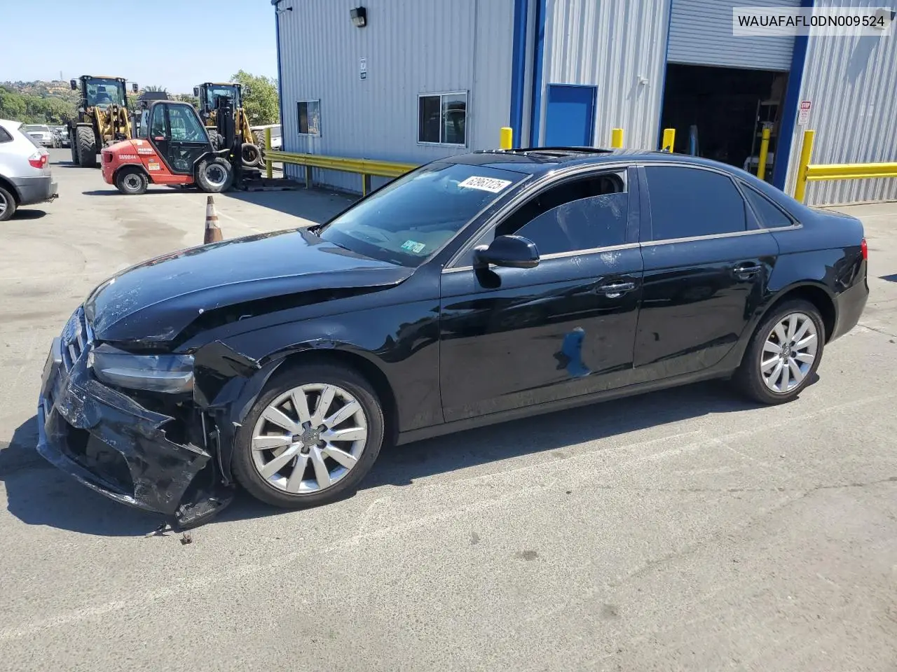 2013 Audi A4 Premium VIN: WAUAFAFL0DN009524 Lot: 62963125