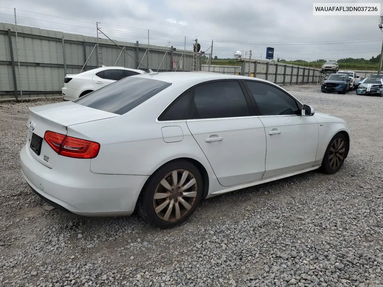 2013 Audi A4 Premium VIN: WAUAFAFL3DN037236 Lot: 63095235