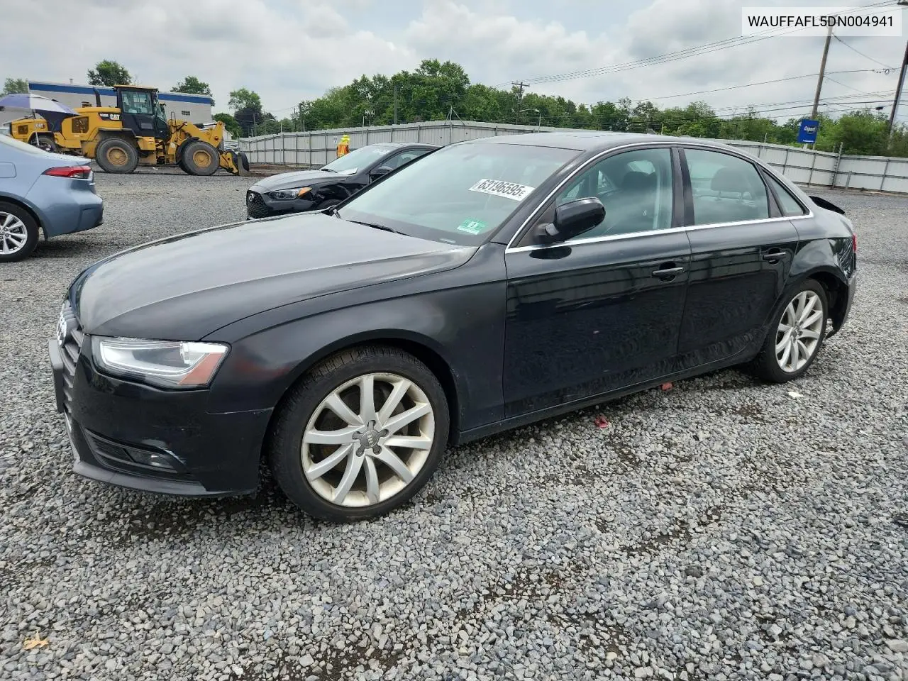 2013 Audi A4 Premium Plus VIN: WAUFFAFL5DN004941 Lot: 63196595