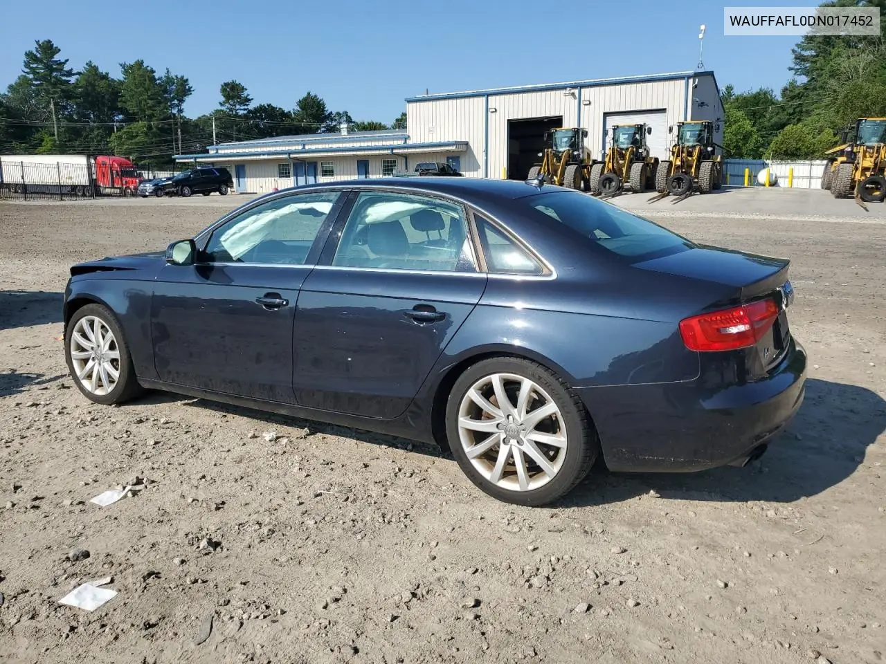 2013 Audi A4 Premium Plus VIN: WAUFFAFL0DN017452 Lot: 63491955