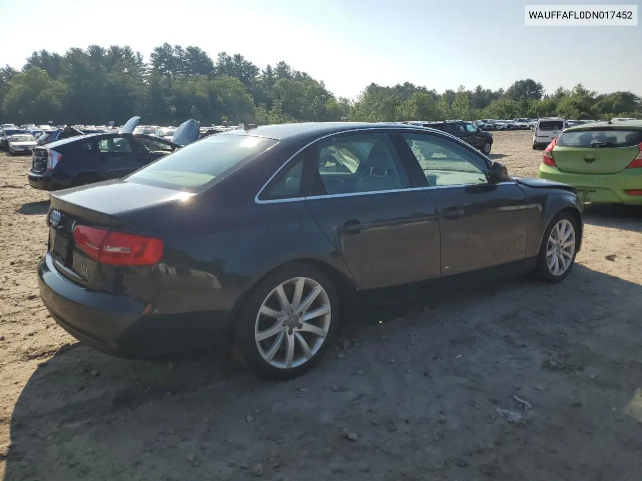 2013 Audi A4 Premium Plus VIN: WAUFFAFL0DN017452 Lot: 63491955