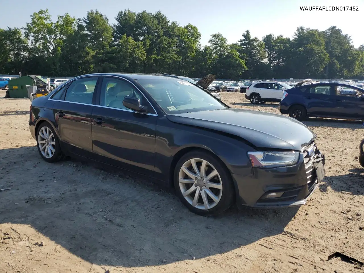 2013 Audi A4 Premium Plus VIN: WAUFFAFL0DN017452 Lot: 63491955