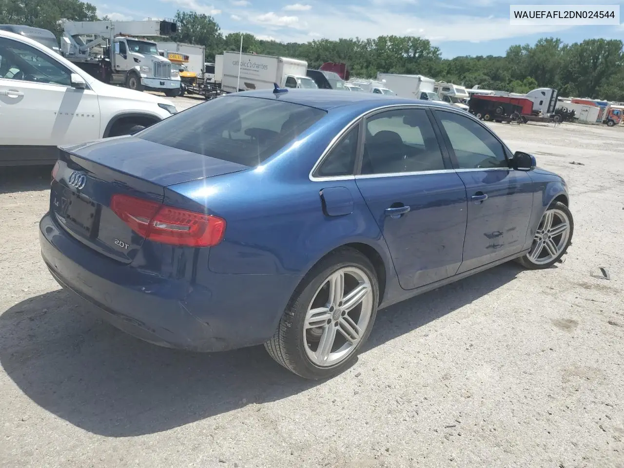2013 Audi A4 Premium Plus VIN: WAUEFAFL2DN024544 Lot: 63494225