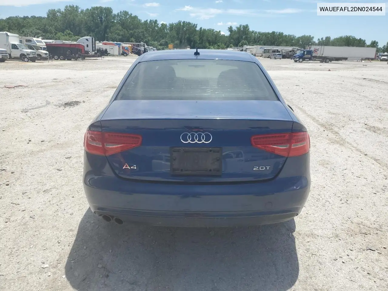 2013 Audi A4 Premium Plus VIN: WAUEFAFL2DN024544 Lot: 63494225