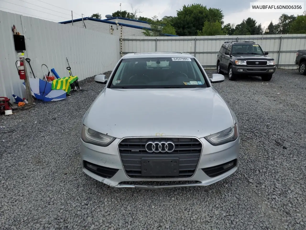 2013 Audi A4 Premium VIN: WAUBFAFL6DN006356 Lot: 64547995