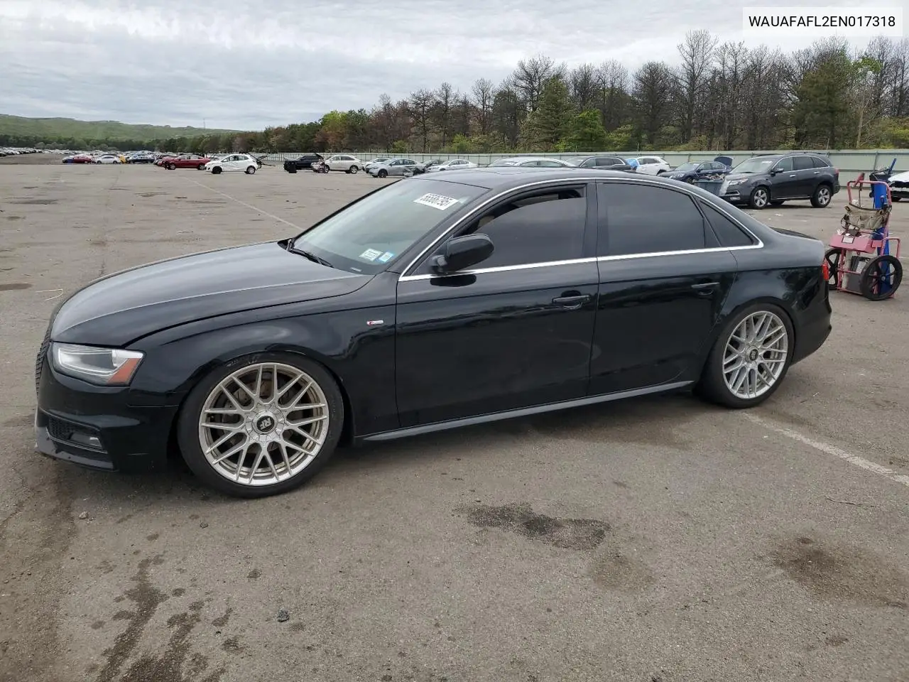 2014 Audi A4 Premium VIN: WAUAFAFL2EN017318 Lot: 56586795