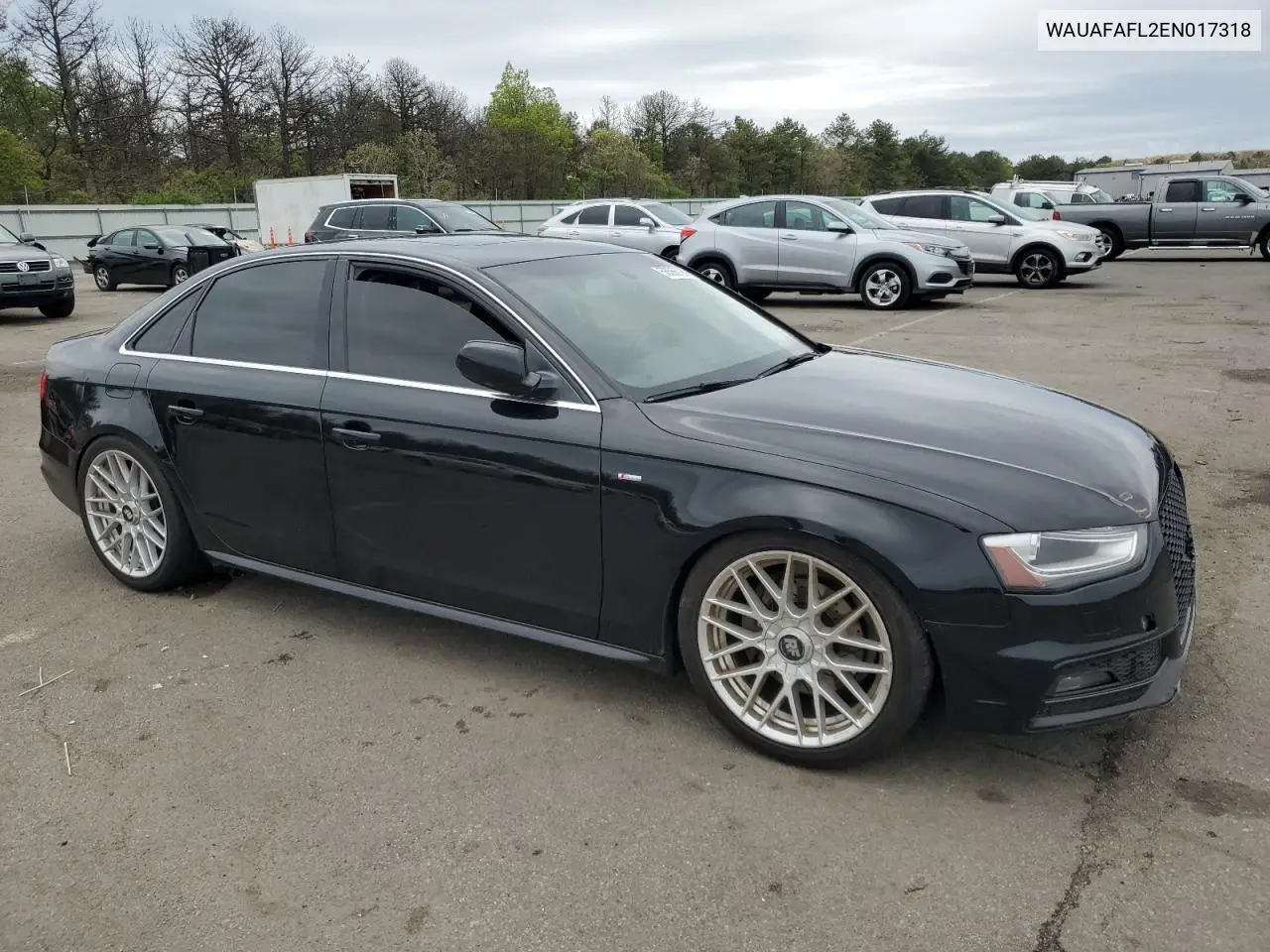 2014 Audi A4 Premium VIN: WAUAFAFL2EN017318 Lot: 56586795