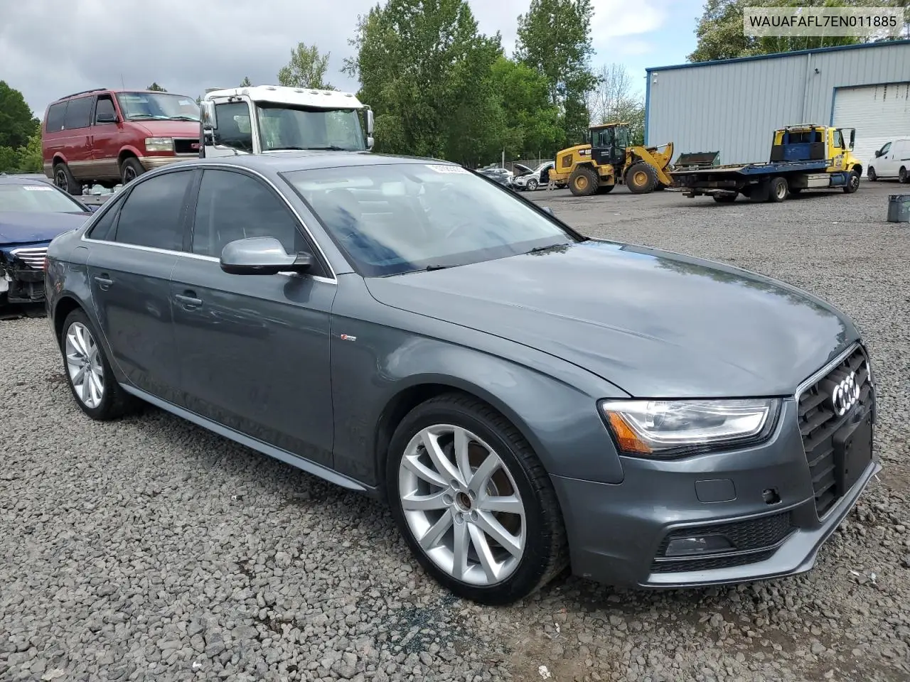 2014 Audi A4 Premium VIN: WAUAFAFL7EN011885 Lot: 57085035