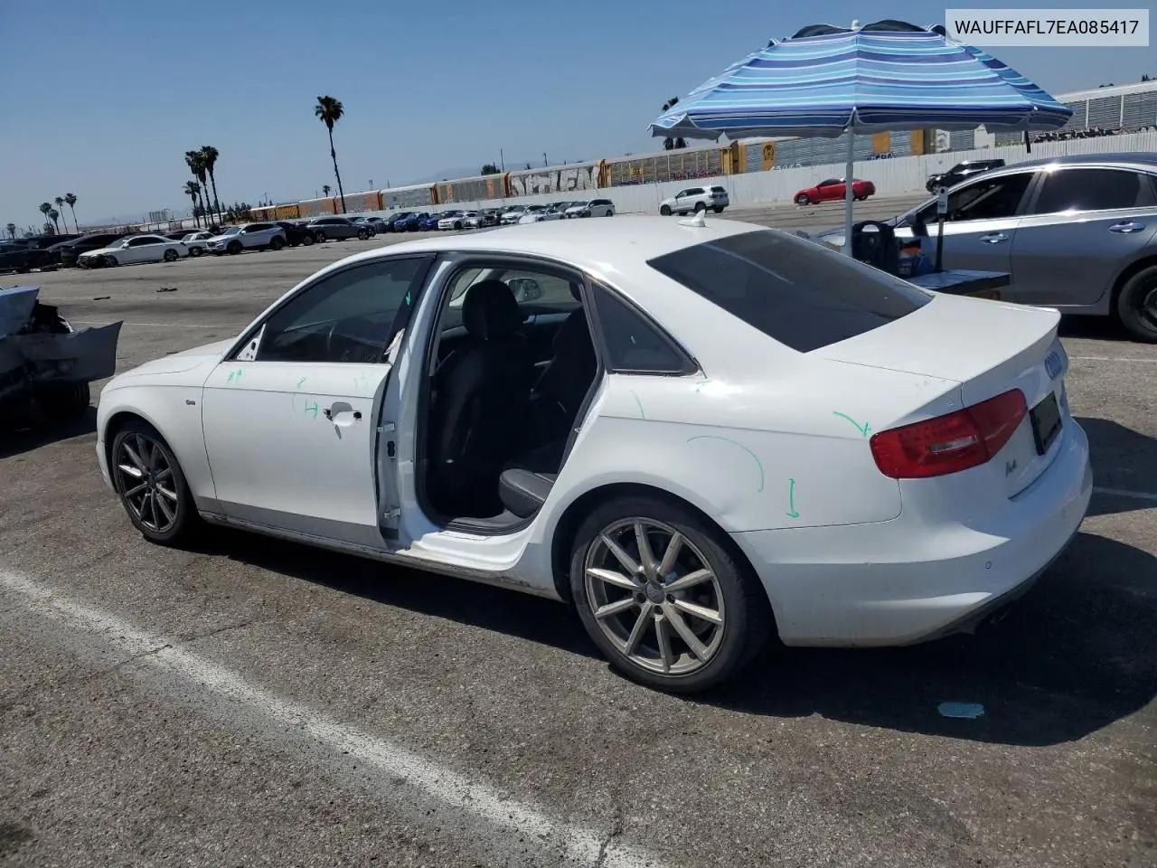 2014 Audi A4 Premium Plus VIN: WAUFFAFL7EA085417 Lot: 57099985