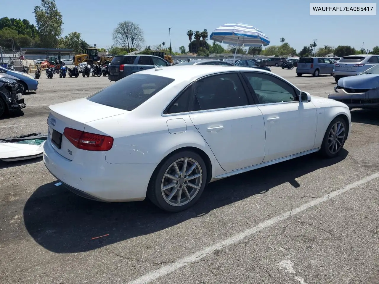 2014 Audi A4 Premium Plus VIN: WAUFFAFL7EA085417 Lot: 57099985