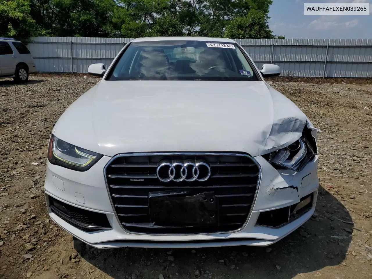 2014 Audi A4 Premium Plus VIN: WAUFFAFLXEN039265 Lot: 61771835