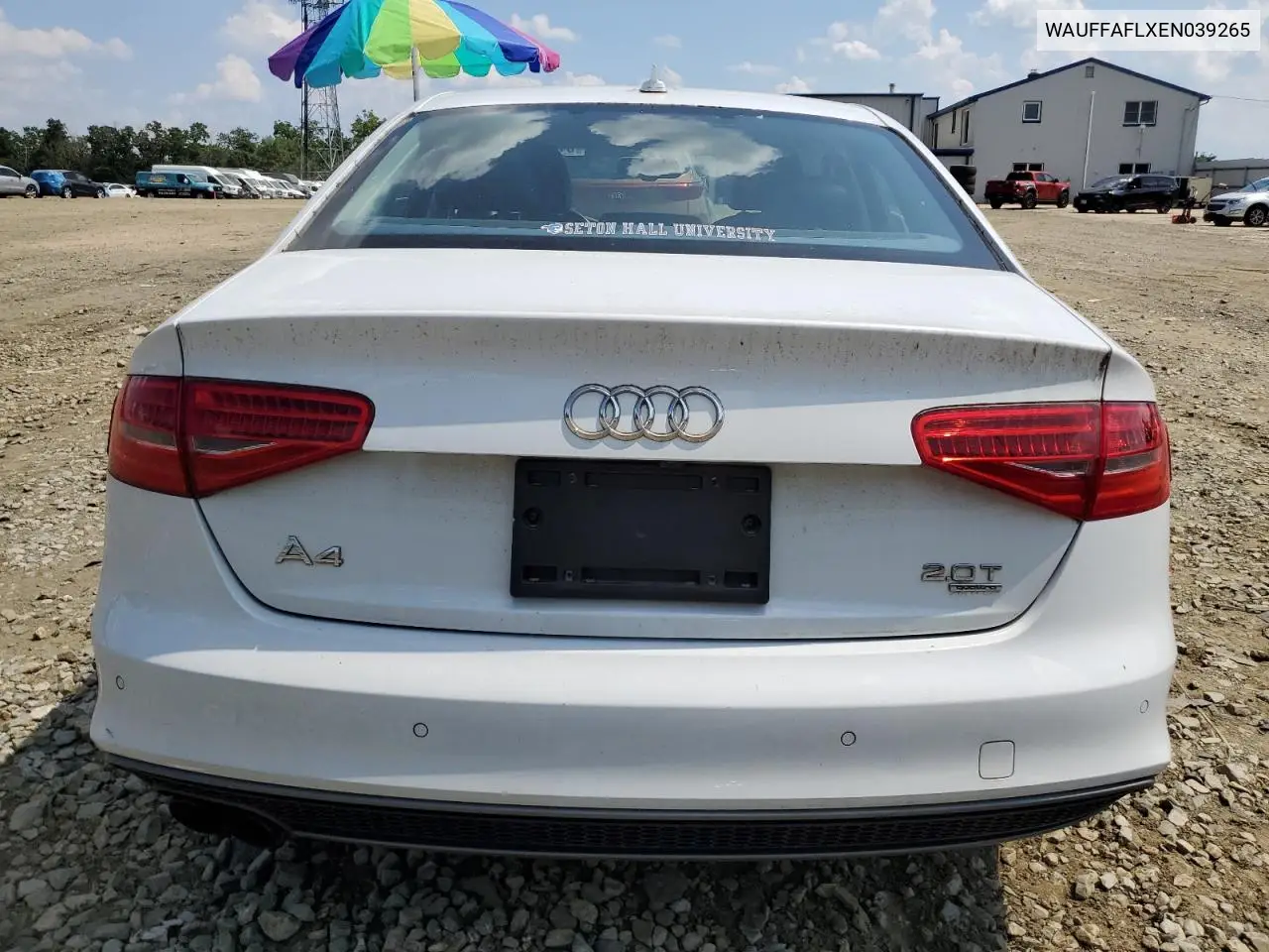 2014 Audi A4 Premium Plus VIN: WAUFFAFLXEN039265 Lot: 61771835