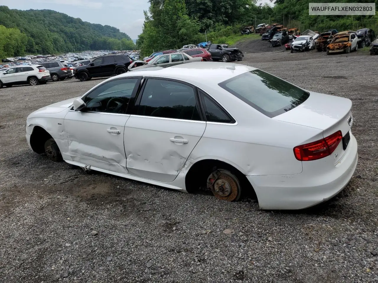 2014 Audi A4 Premium Plus VIN: WAUFFAFLXEN032803 Lot: 61996105