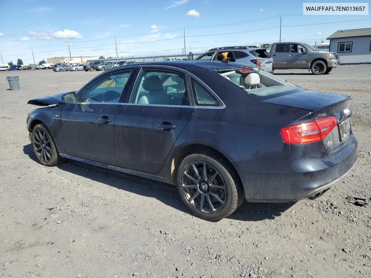 2014 Audi A4 Premium Plus VIN: WAUFFAFL7EN013657 Lot: 62385375