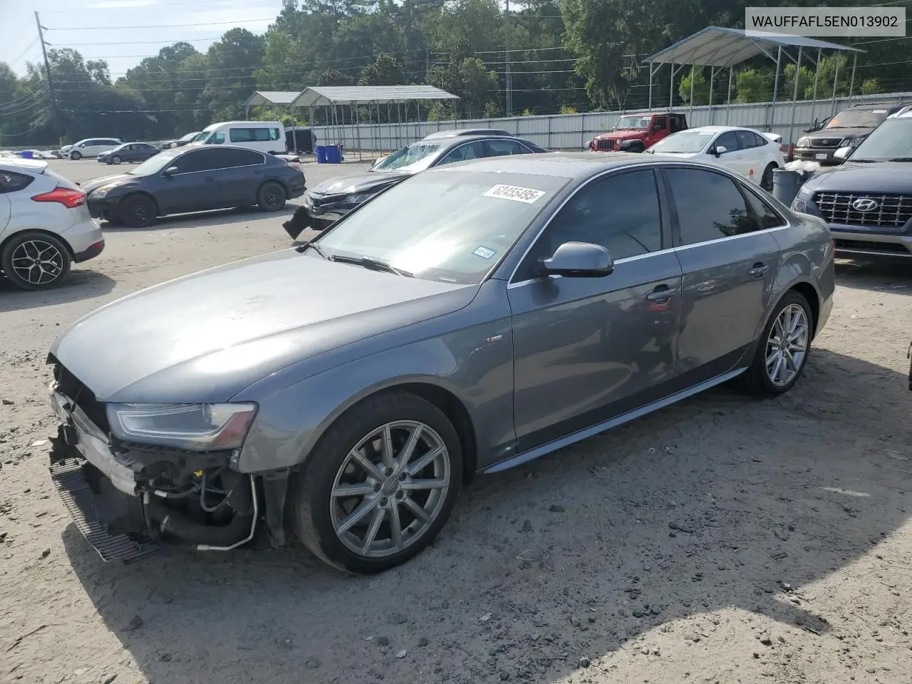 2014 Audi A4 Premium Plus VIN: WAUFFAFL5EN013902 Lot: 62455495