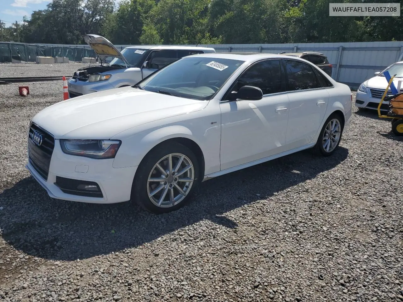 2014 Audi A4 Premium Plus VIN: WAUFFAFL1EA057208 Lot: 62485855