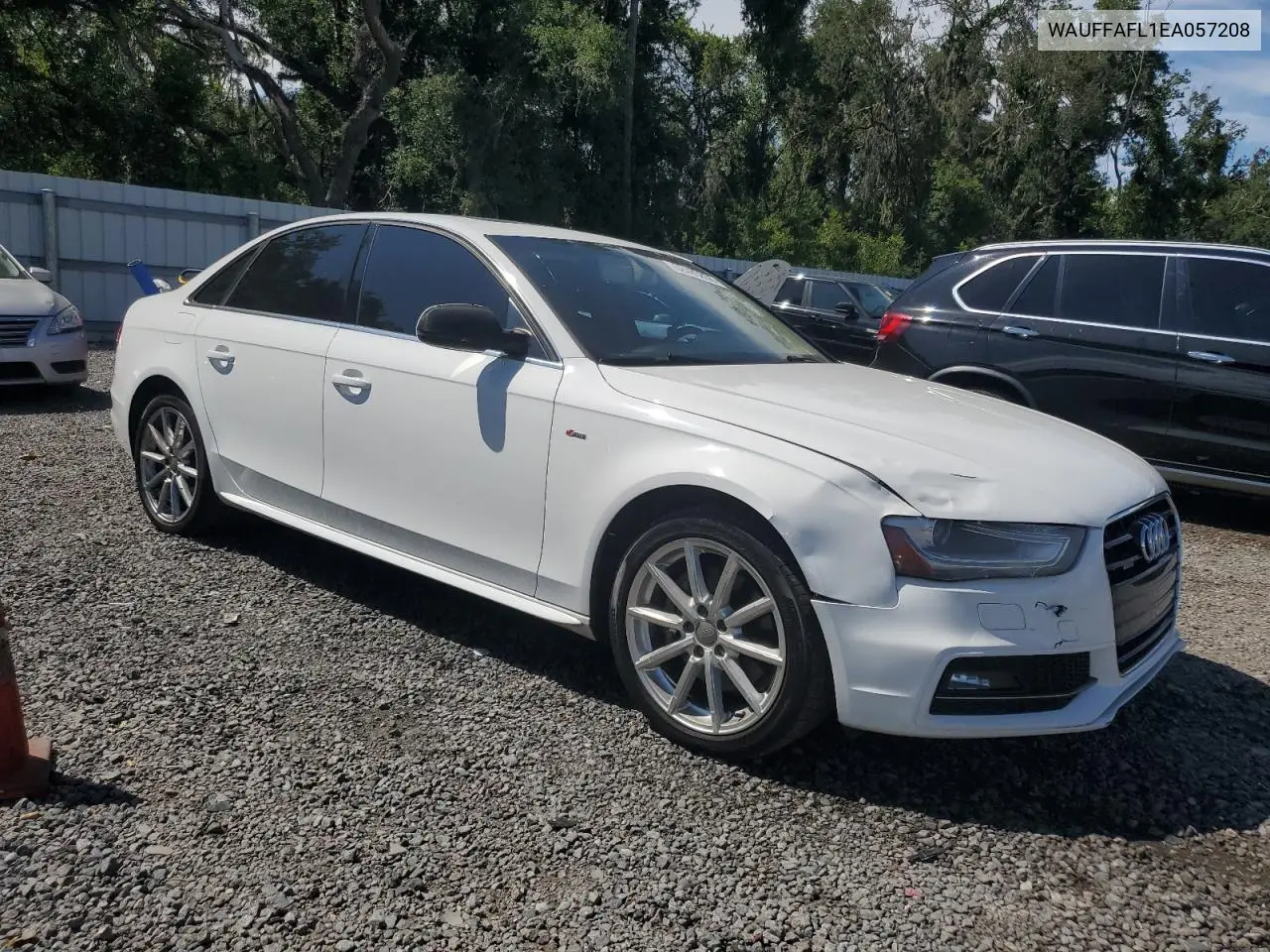 2014 Audi A4 Premium Plus VIN: WAUFFAFL1EA057208 Lot: 62485855