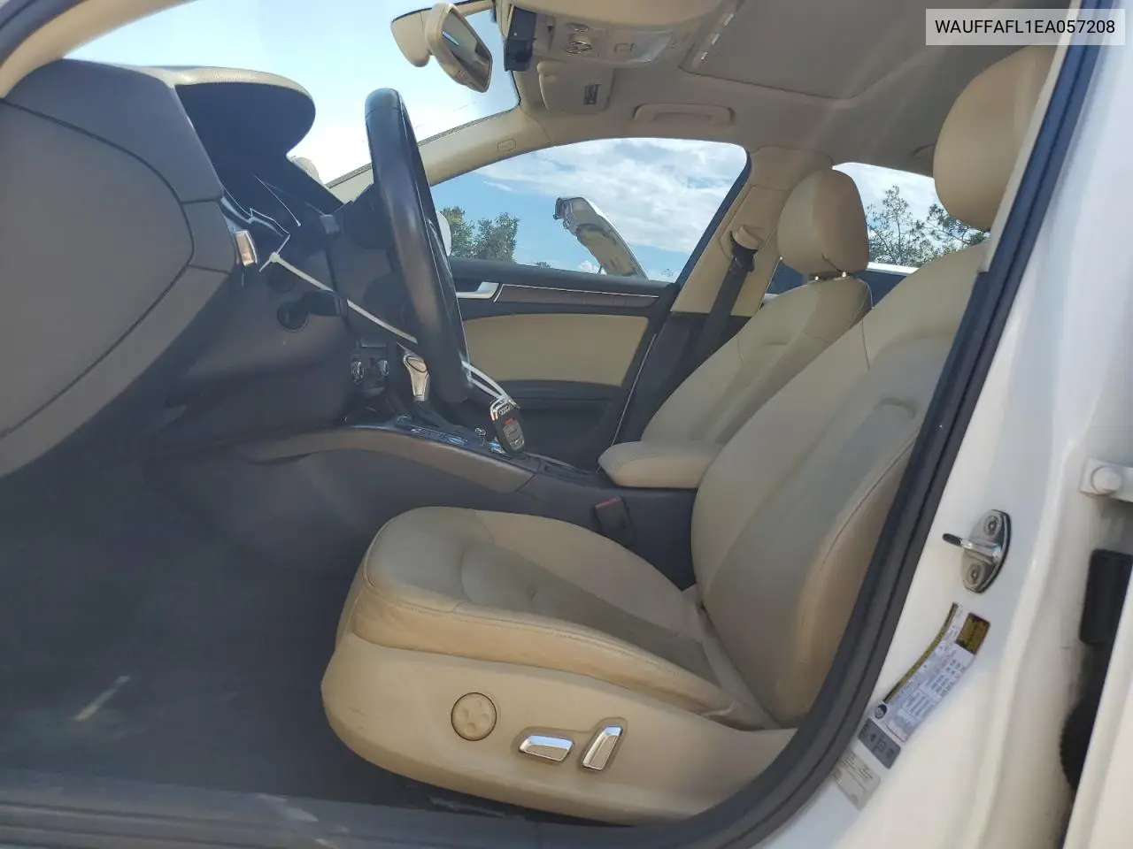 2014 Audi A4 Premium Plus VIN: WAUFFAFL1EA057208 Lot: 62485855