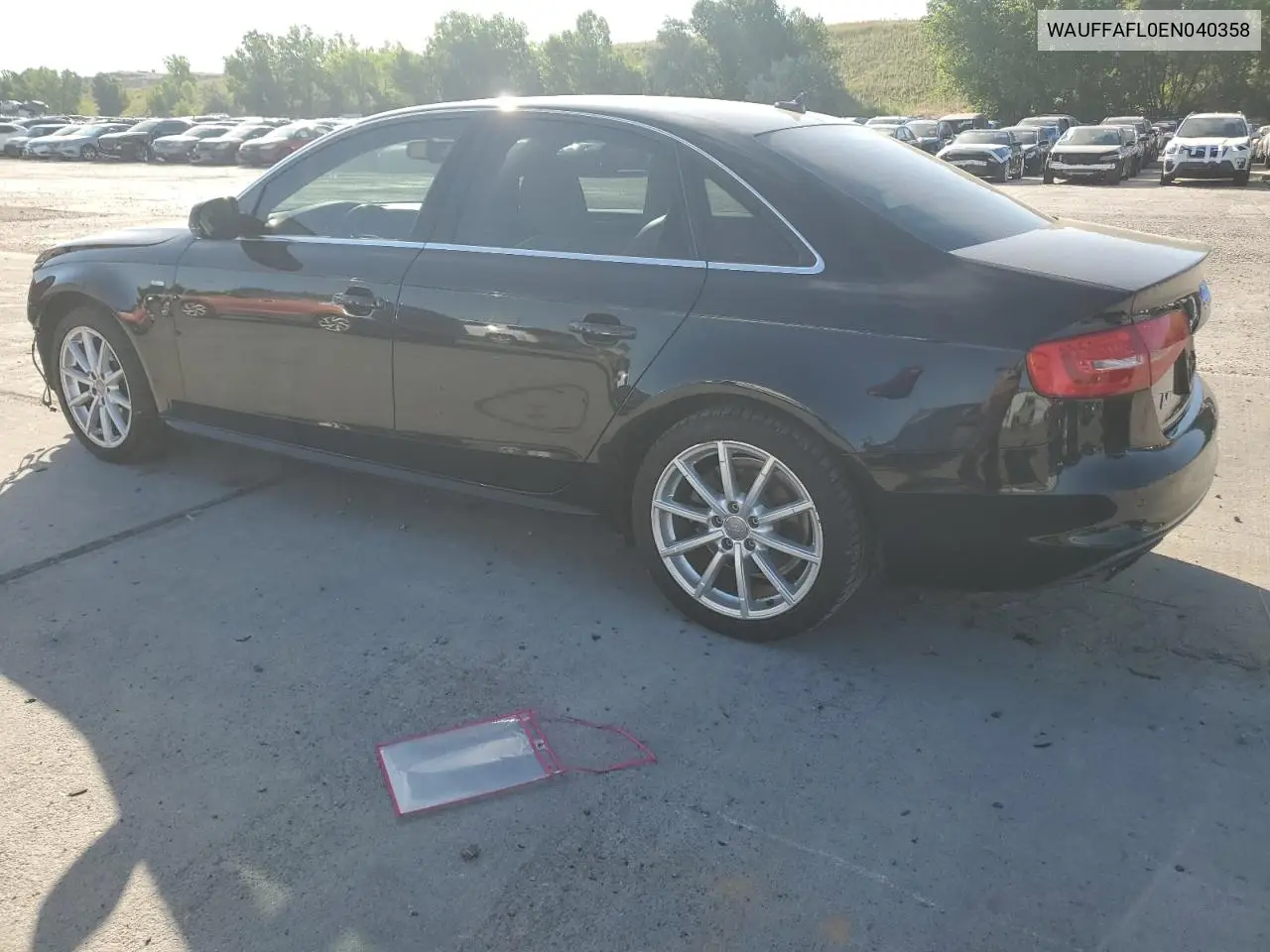 2014 Audi A4 Premium Plus VIN: WAUFFAFL0EN040358 Lot: 62609175