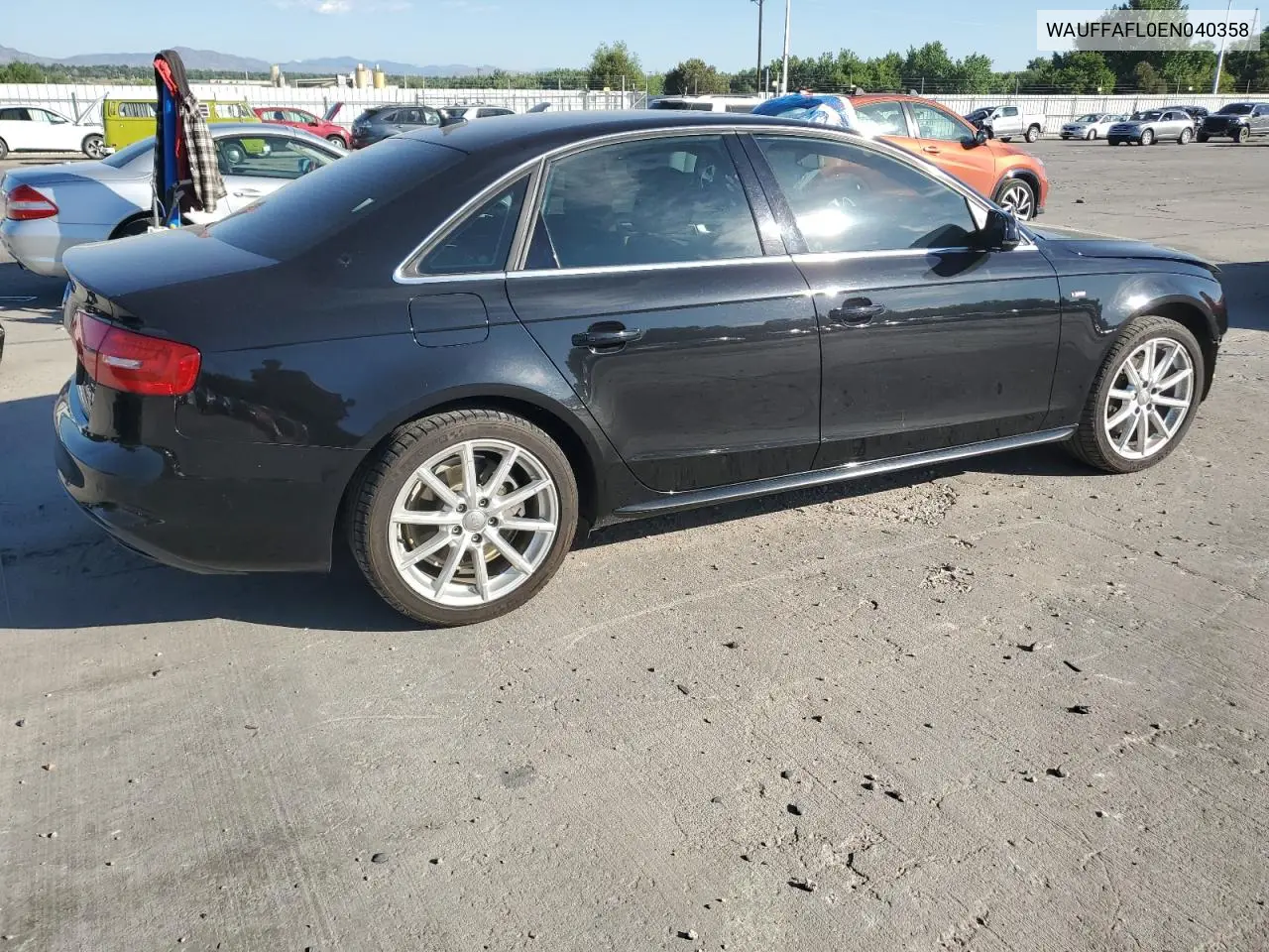 2014 Audi A4 Premium Plus VIN: WAUFFAFL0EN040358 Lot: 62609175