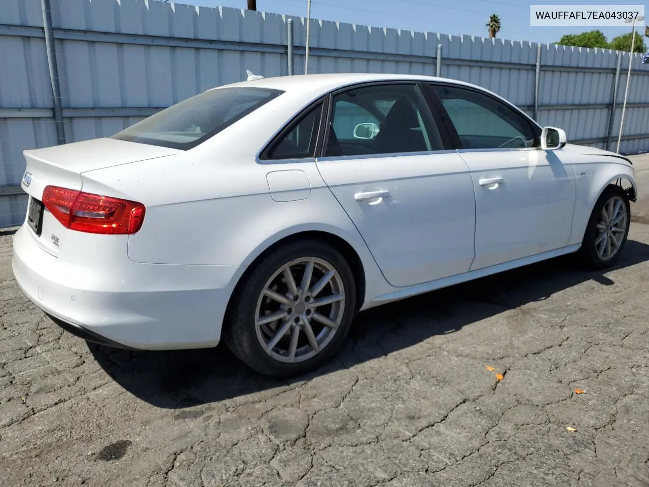 2014 Audi A4 Premium Plus VIN: WAUFFAFL7EA043037 Lot: 62774745