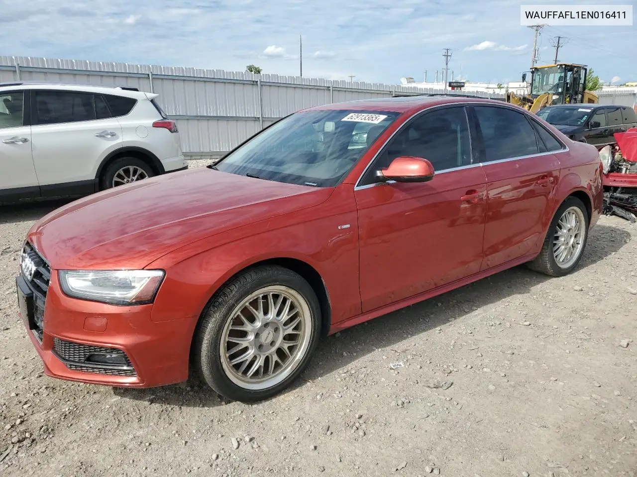 2014 Audi A4 Premium Plus VIN: WAUFFAFL1EN016411 Lot: 62913365