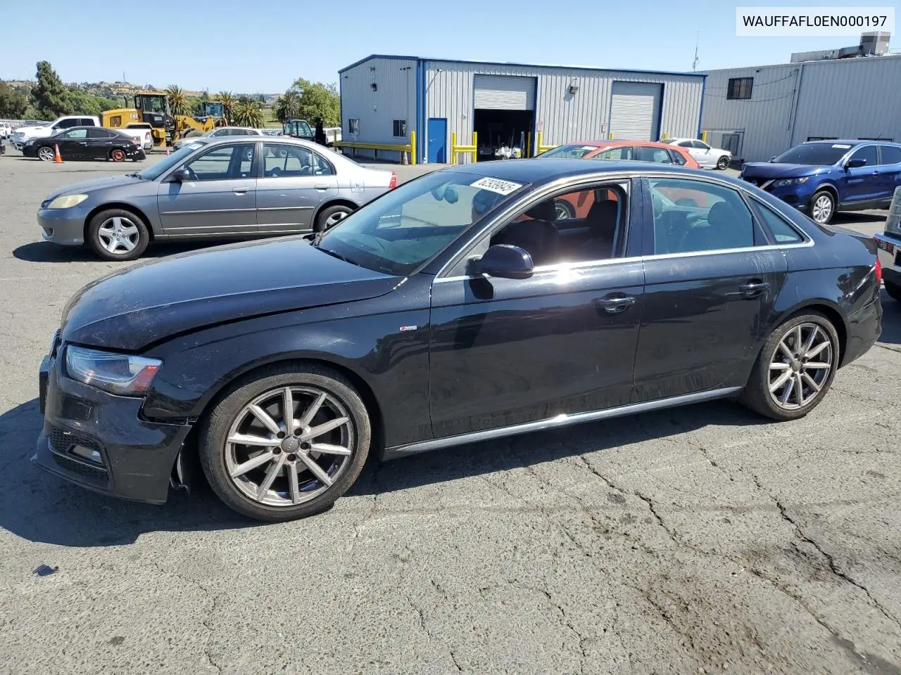 2014 Audi A4 Premium Plus VIN: WAUFFAFL0EN000197 Lot: 62939845