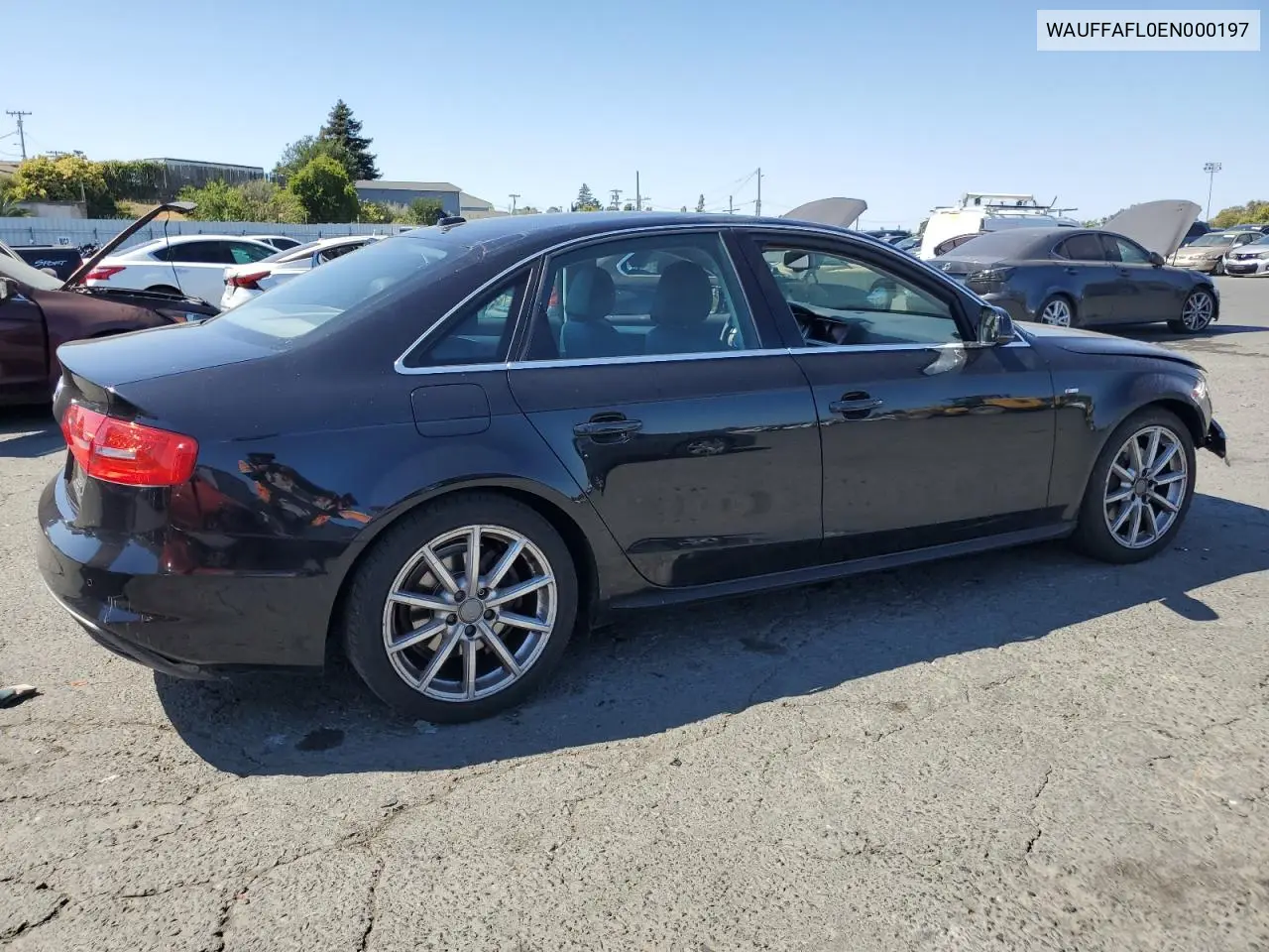 2014 Audi A4 Premium Plus VIN: WAUFFAFL0EN000197 Lot: 62939845