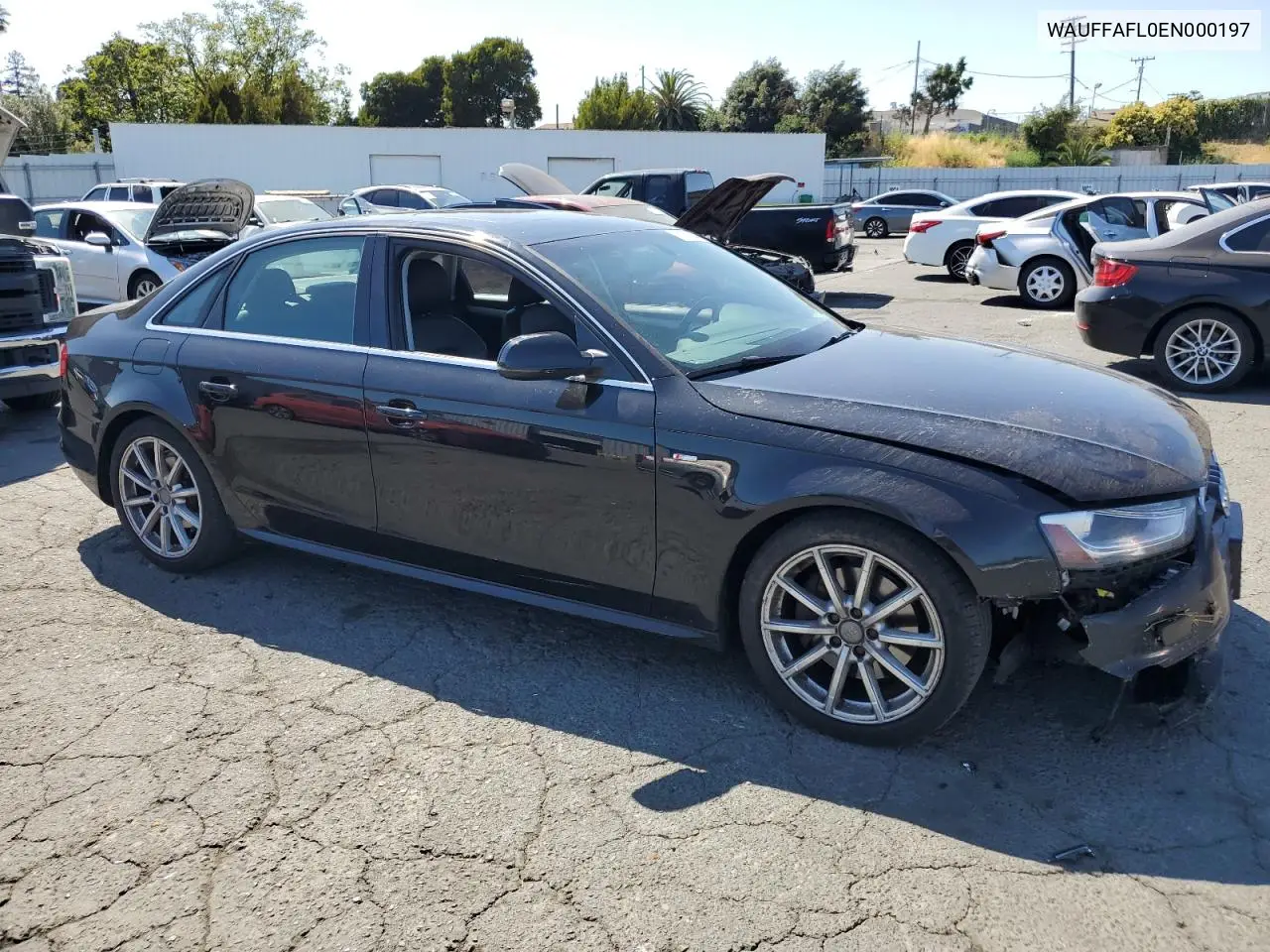 2014 Audi A4 Premium Plus VIN: WAUFFAFL0EN000197 Lot: 62939845