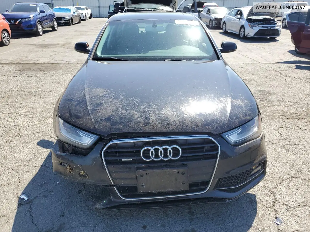 2014 Audi A4 Premium Plus VIN: WAUFFAFL0EN000197 Lot: 62939845
