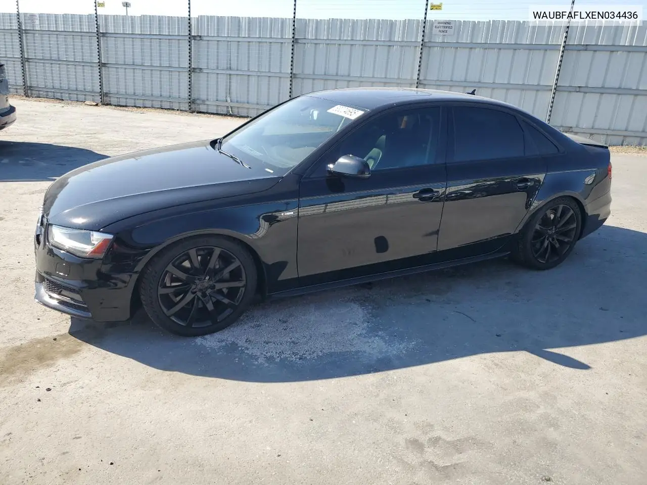 2014 Audi A4 Premium VIN: WAUBFAFLXEN034436 Lot: 63024695