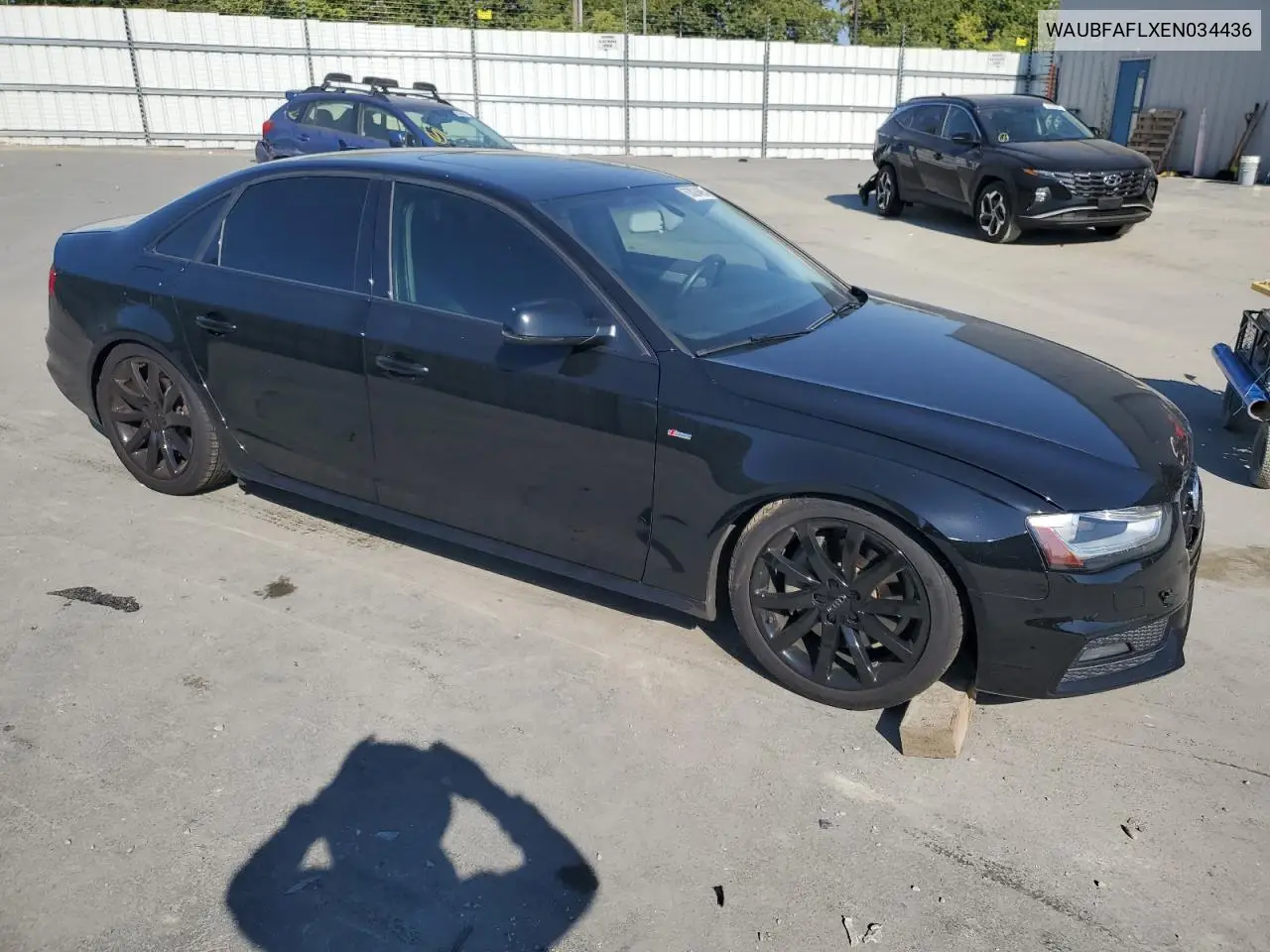 2014 Audi A4 Premium VIN: WAUBFAFLXEN034436 Lot: 63024695