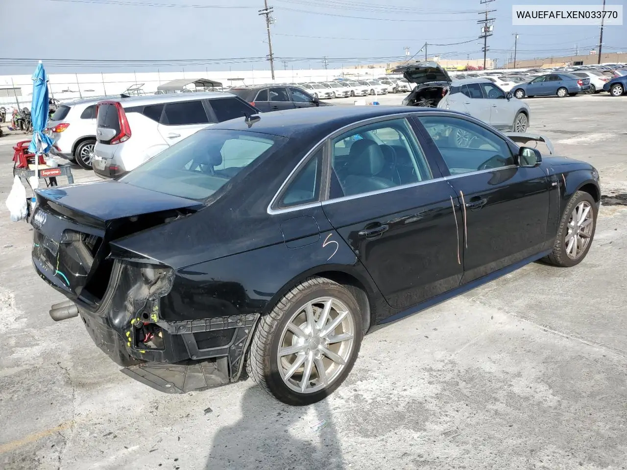 2014 Audi A4 Premium Plus VIN: WAUEFAFLXEN033770 Lot: 63069225