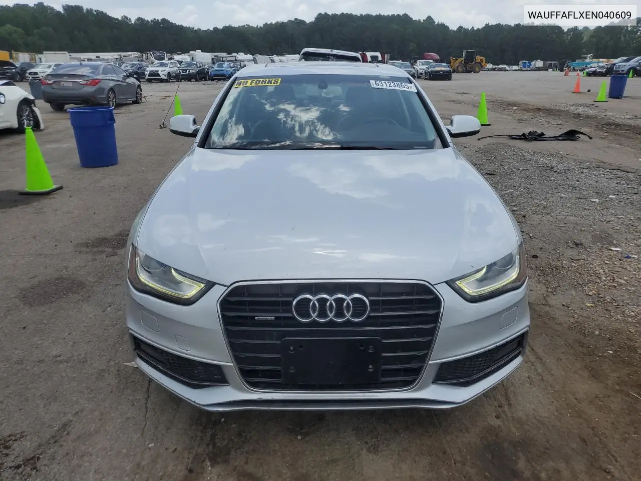 2014 Audi A4 Premium Plus VIN: WAUFFAFLXEN040609 Lot: 63123865