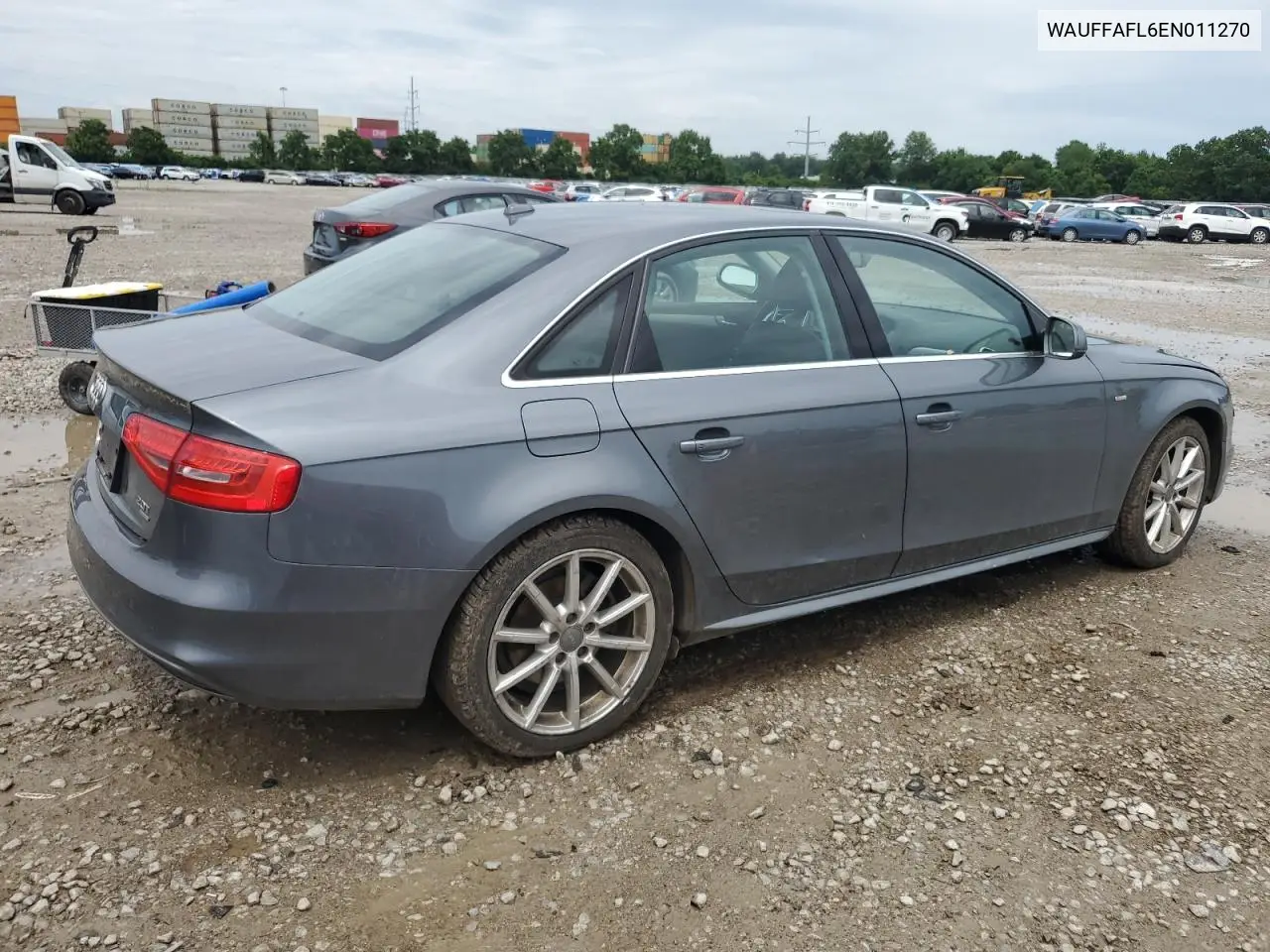 2014 Audi A4 Premium Plus VIN: WAUFFAFL6EN011270 Lot: 63188295