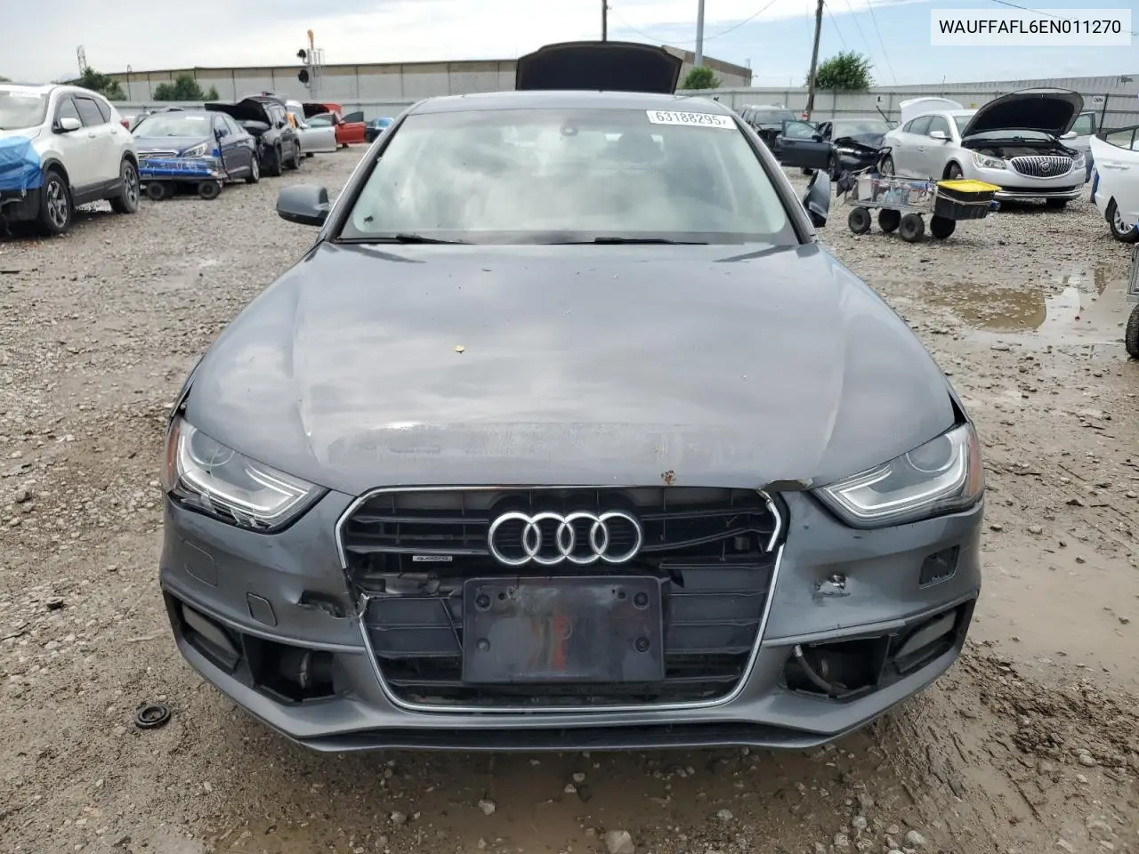 2014 Audi A4 Premium Plus VIN: WAUFFAFL6EN011270 Lot: 63188295
