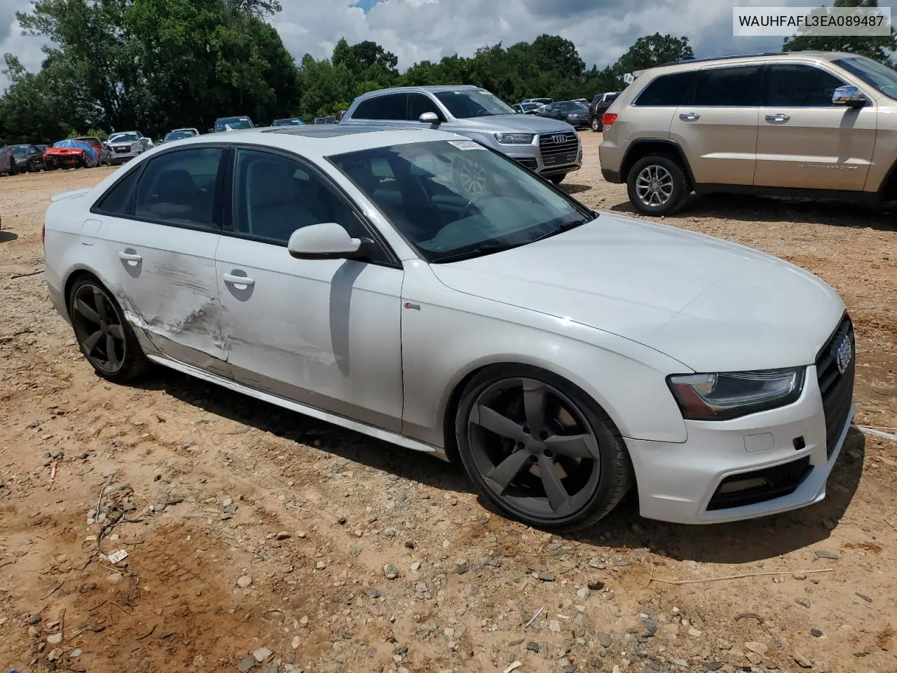 2014 Audi A4 Premium Plus VIN: WAUHFAFL3EA089487 Lot: 63203815